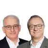 Von links: Daniel O.A. Rüedi, Verwaltungsratspräsident der Pax Holding, und Peter Kappeler, CEO der Pax Gruppe.