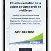 Écran de l'appareil - Exemple de calcul scénario - Pax 3a
